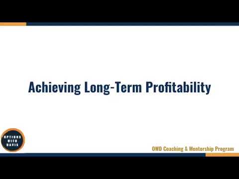 1-4 Achieving Long term Profitability
