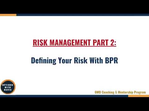 2-2 Risk Management Part2   Defining Your Risk With BPR