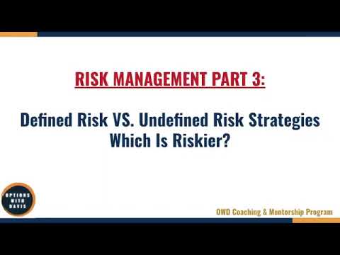 2-3 Risk Management Part3   Undefined vs Defined Risk