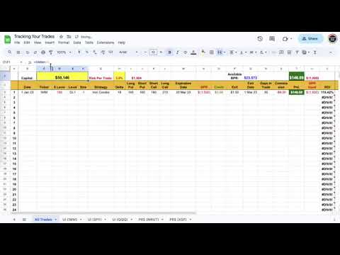 4-11   Tracking Your Trades With A Spreadsheet