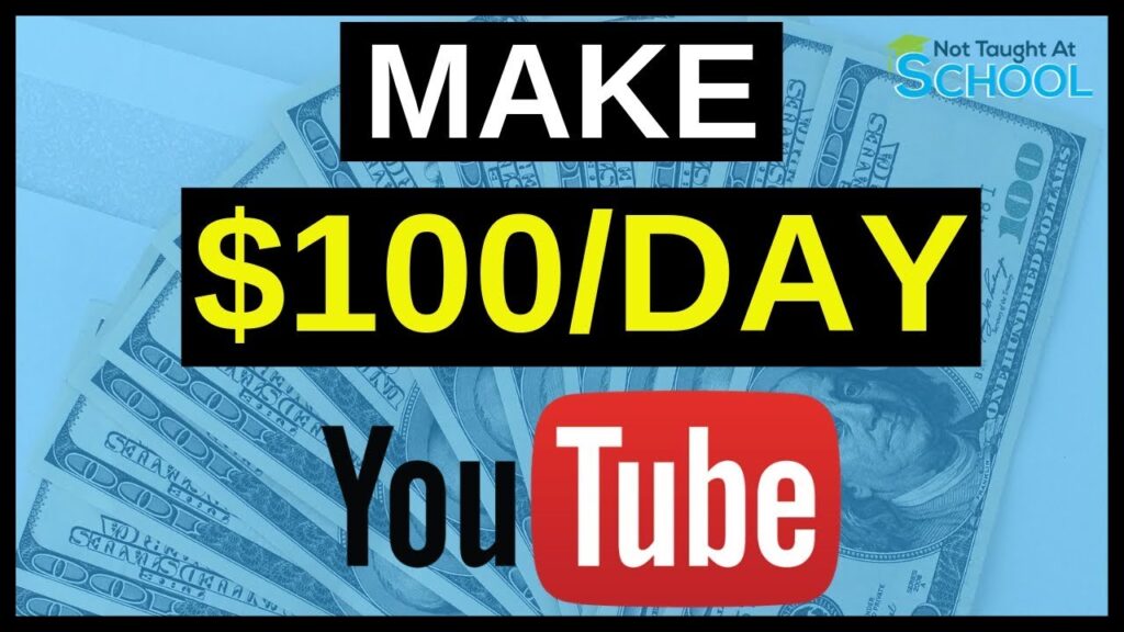 Make $100 Per Day On YouTube Without Making Videos , Without Skills, Make Money Online
