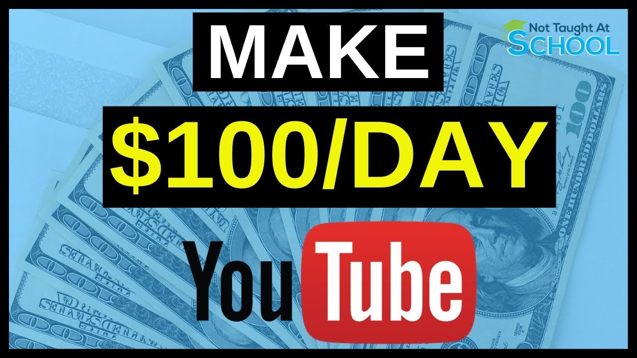 Make $100 Per Day On YouTube Without Making Videos , Without Skills, Make Money Online